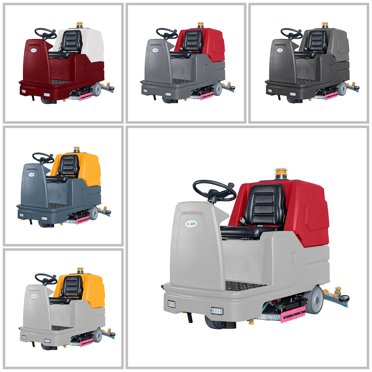 Hefei KUER cleaning equipment (floor washing machine, sweeper) provides customized services