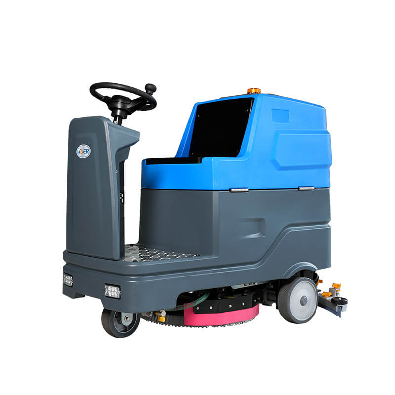 KUER 21″ Single Brush Ride-on Floor Scrubber Machine with Battery | KR-H85 41,980 ft²/hr