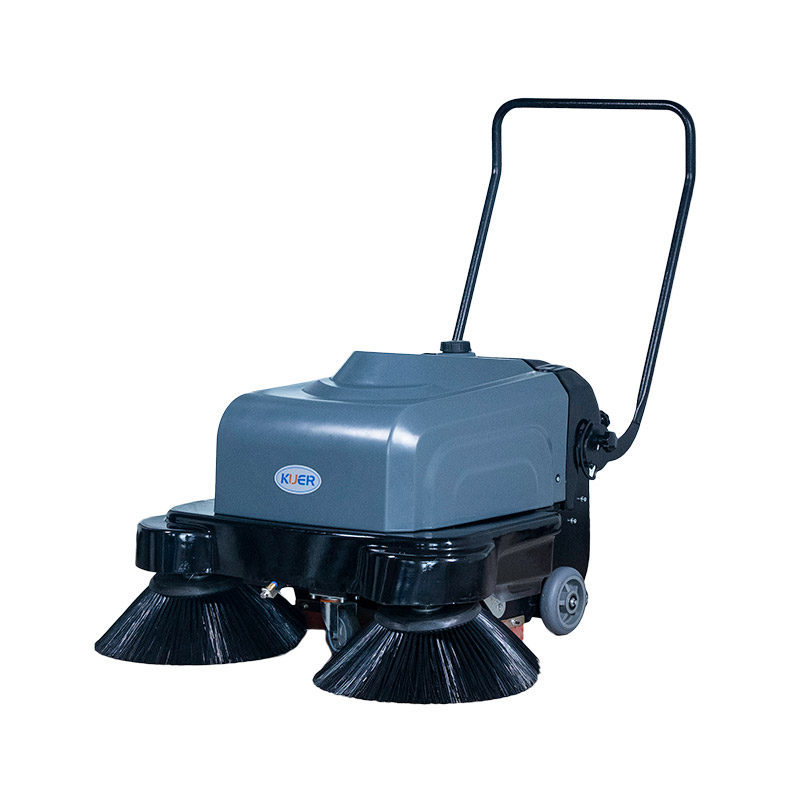 KUER Hand Push Floor Sweeper Machine with Battery | KR-SS1050 48,440 ft²/hr