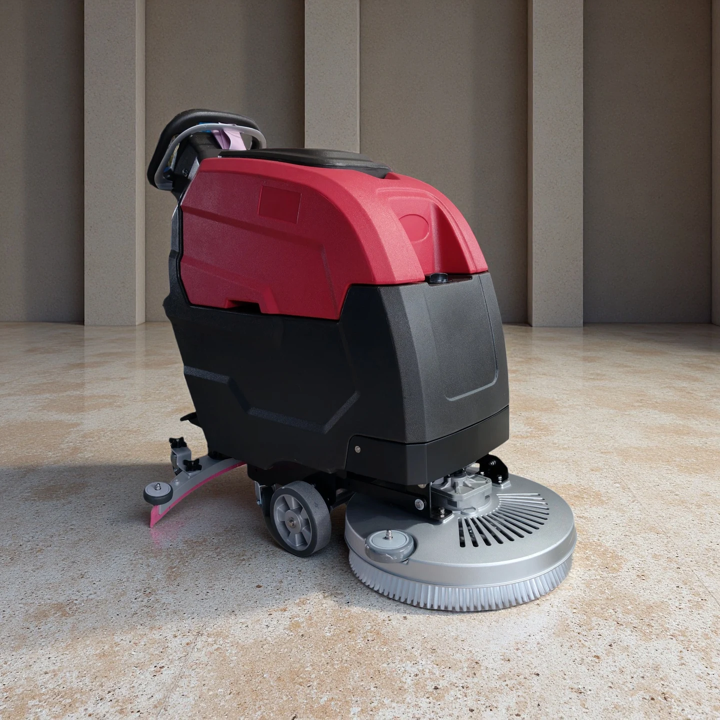 KUER floor scrubber