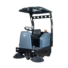 Ride on floor sweeper