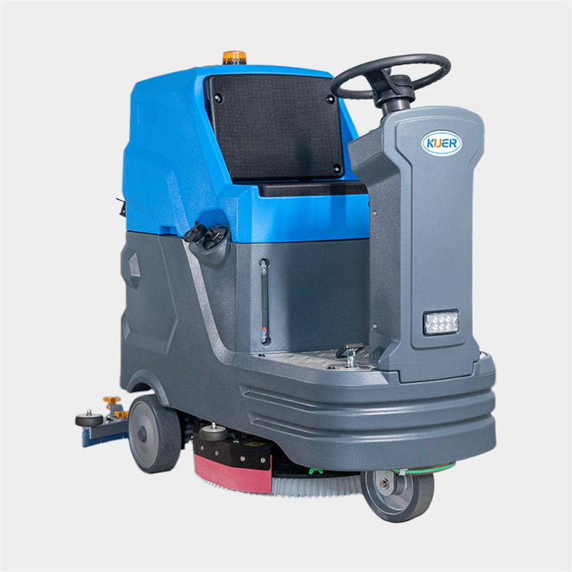 Kuer Industrial Commercial Tile Floor Cleaning Machine Floor Scrubber Multi Function Automatic Floor Cleaning Machine