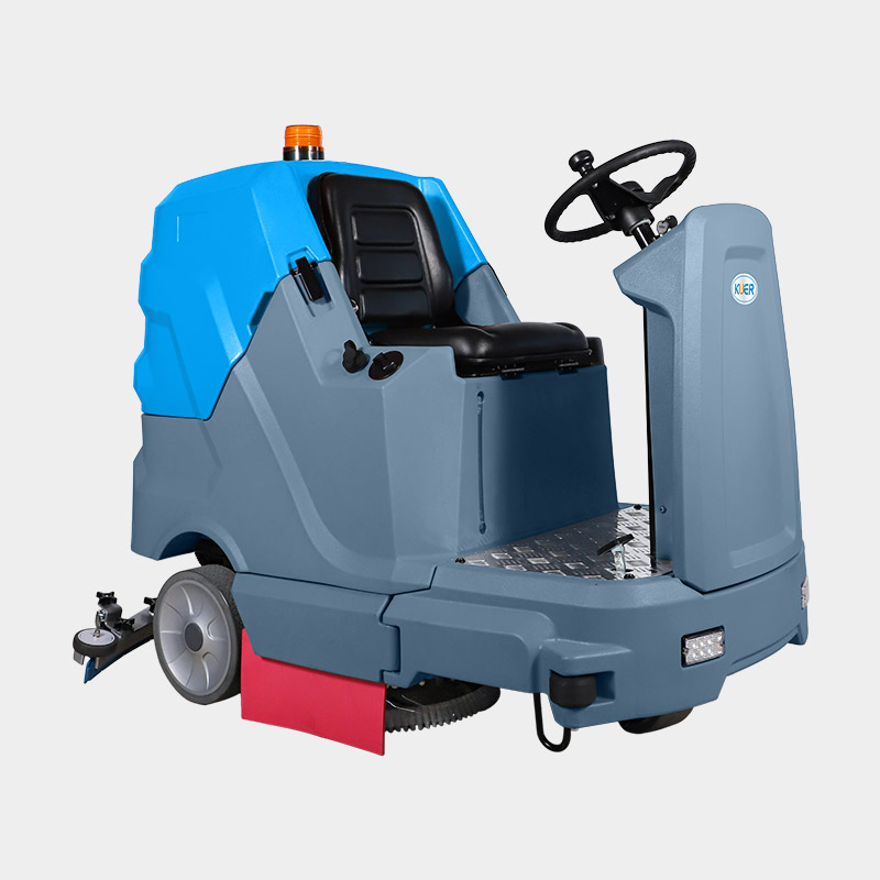 Kuer Industrial Driving Floor Sweeper Ride on Floor Scrubber Cleaning Machine