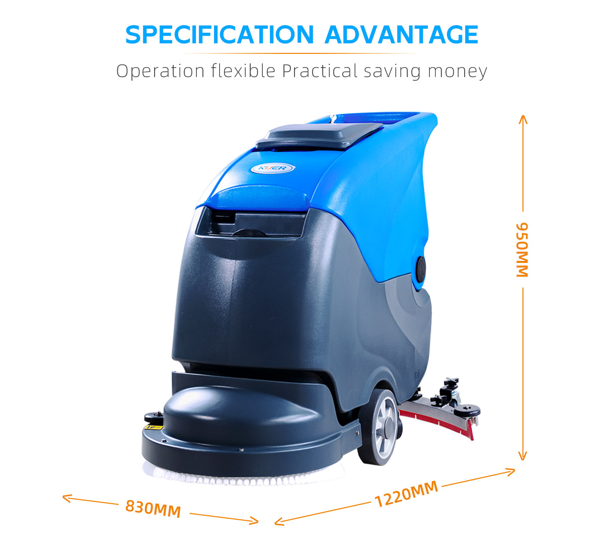 Walk-behind Floor Scrubber