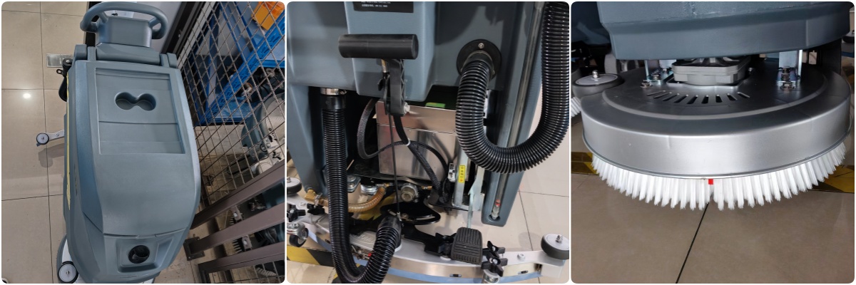 KUER D3 Electric Walk Behind Floor Scrubber Product real-life photos