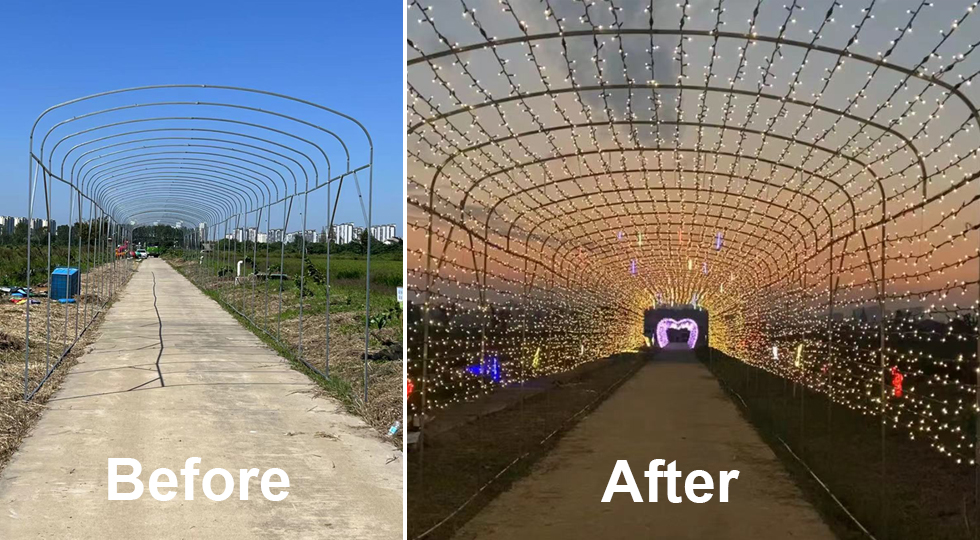 Projeto de iluminação agrícola