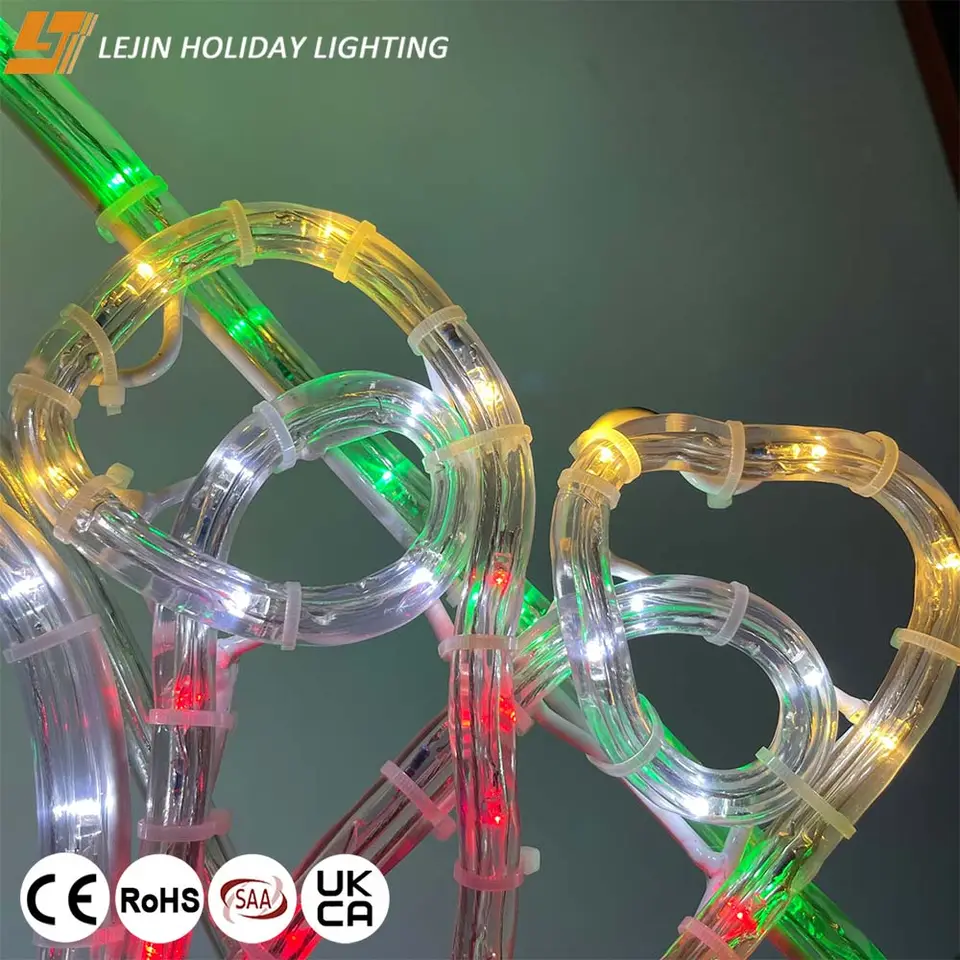 2D-Weihnachtsdreieck-Modellierungslichter