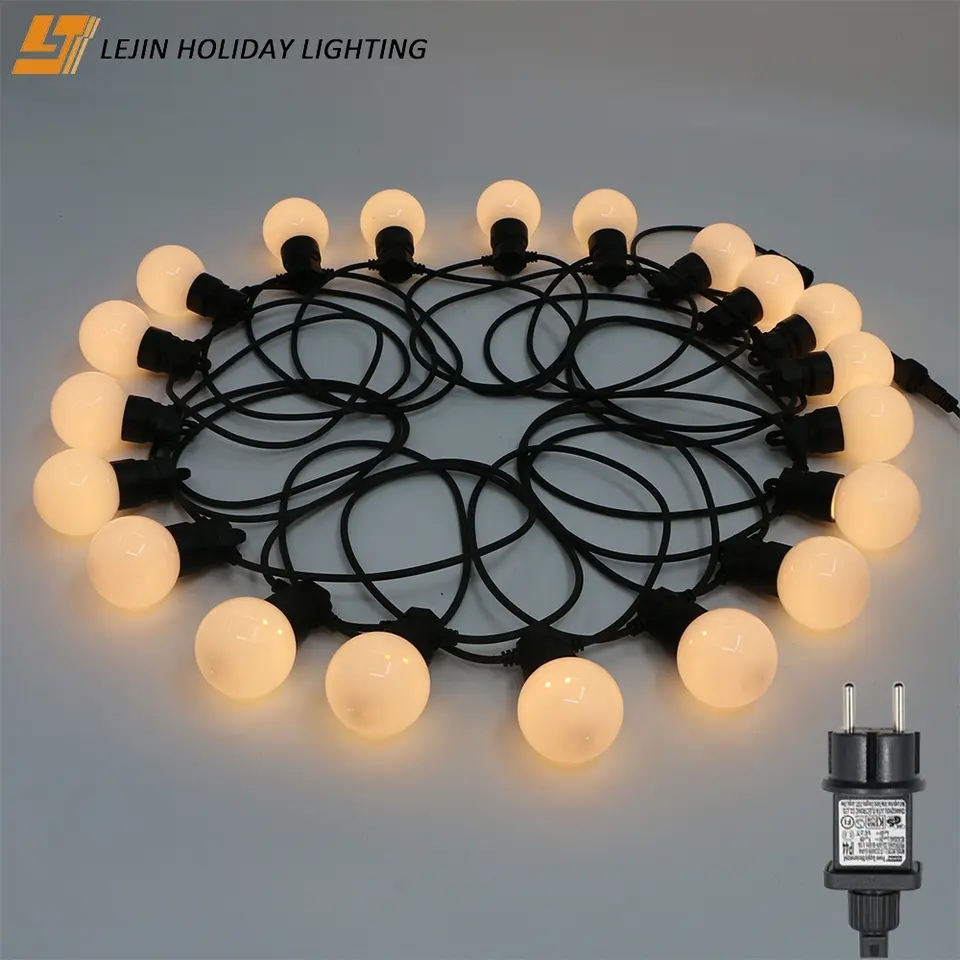 Holiday lighting warm white LED G50 festoon light for courtyard decoration