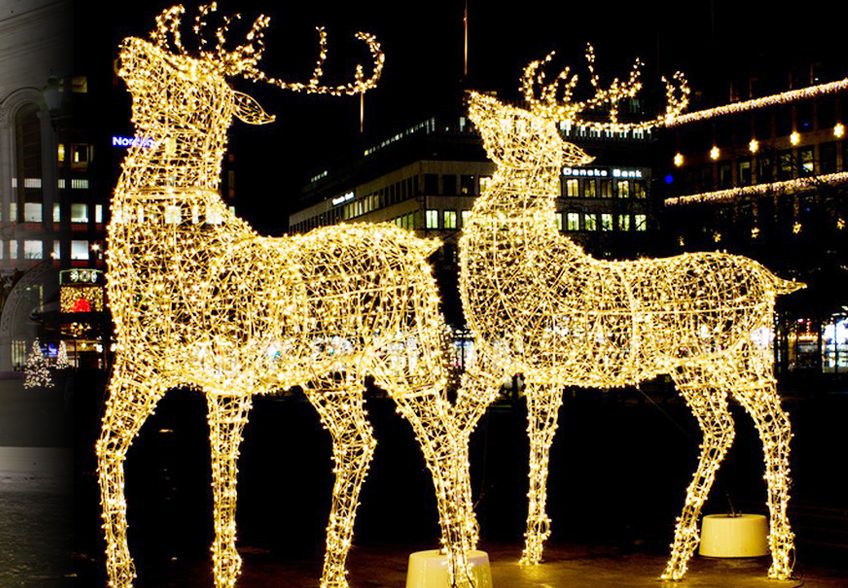 Stockholm LED Schneeflocken Fensterdeko Weihnachten –