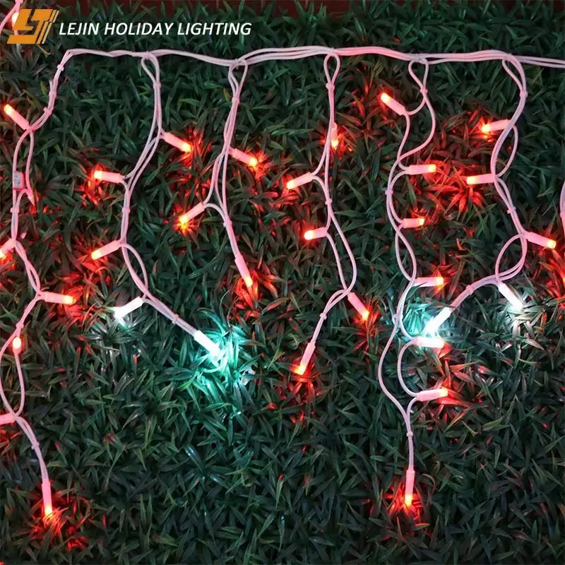 Luces LED de cadena de carámbanos inteligentes para decoración de jardín para decoraciones navideñas