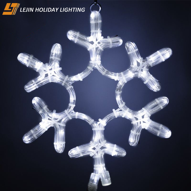 snowflake christmas lights