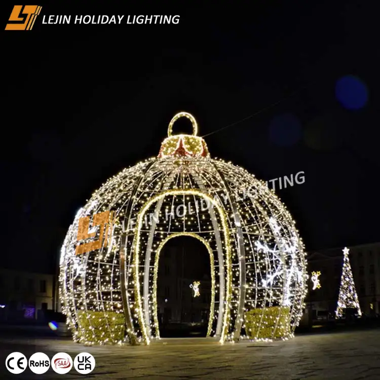 Proveedor de luces LED con motivos personalizados, luces LED con motivos decorativos para exteriores, luces con motivos de bolas grandes