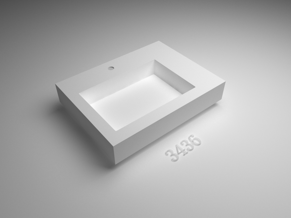 Italian Style Luxury Contemporary Stone Resin Wall Hang basin Modern Art Sink matte White LILYA 1520280