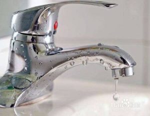 What if the faucet leaks even if the faucet is fastened tightly