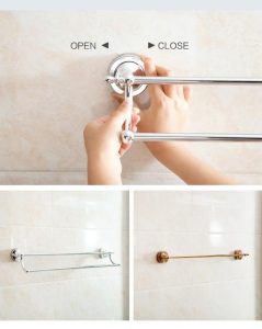 What do you need to pay attention to when installing and disassembling the punch-free towel rack