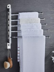 Is the quality of the single pole no-punch towel rack good? What brand is recommended