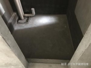 Sunken toilet to do secondary drainage? Sunken toilet backfill materials