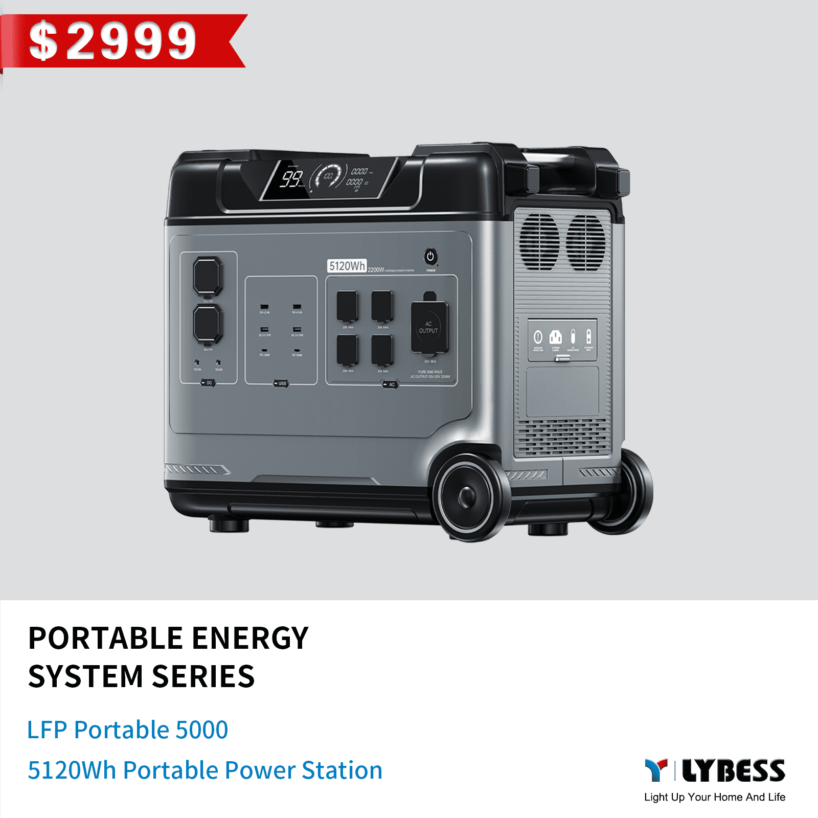 5000wh portable power station
