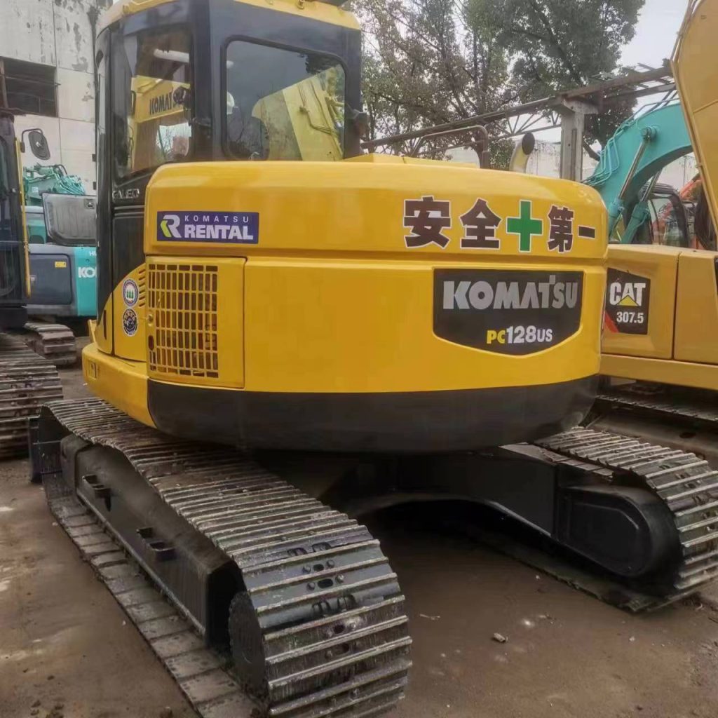 Used Komatsu PC128 crawler excavator used machinery used excavator 64KW 12tons 0.4m3 for sale