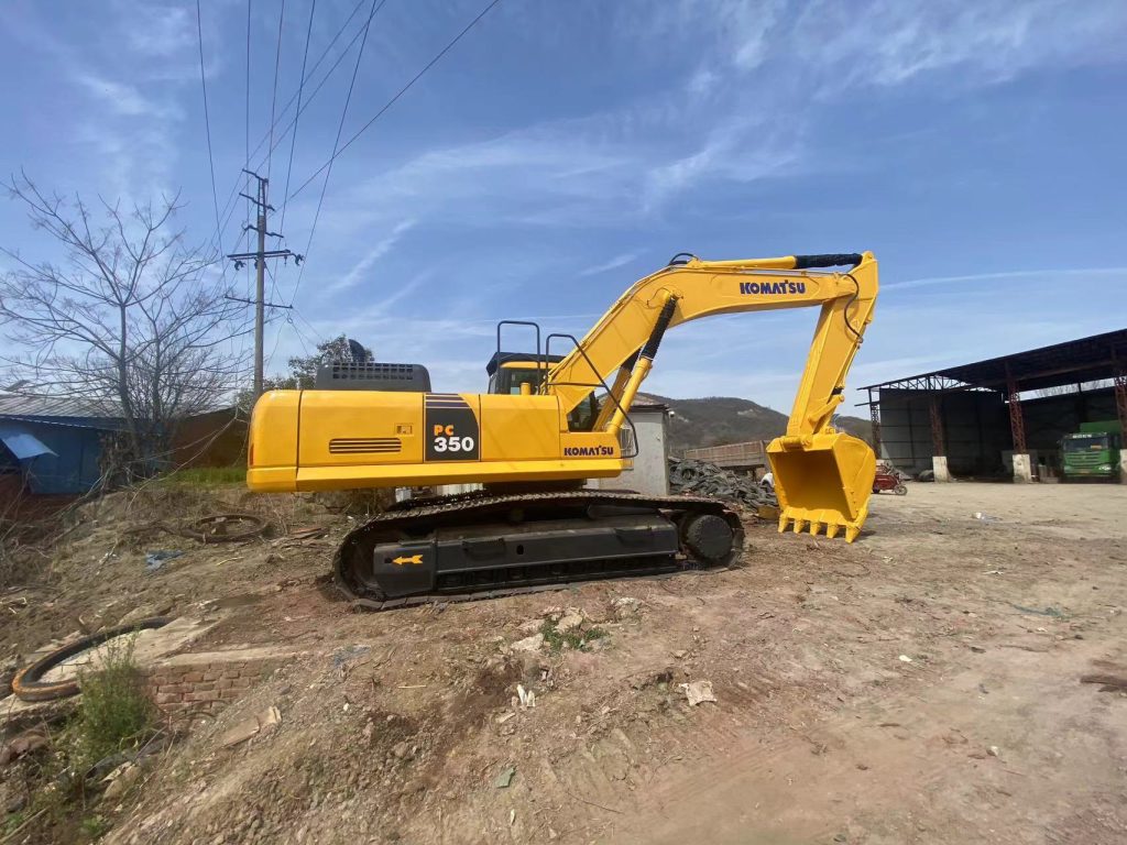 Used Komatsu 350 Crawler Excavator Used excavator use machinery 184KW 35tons for sale