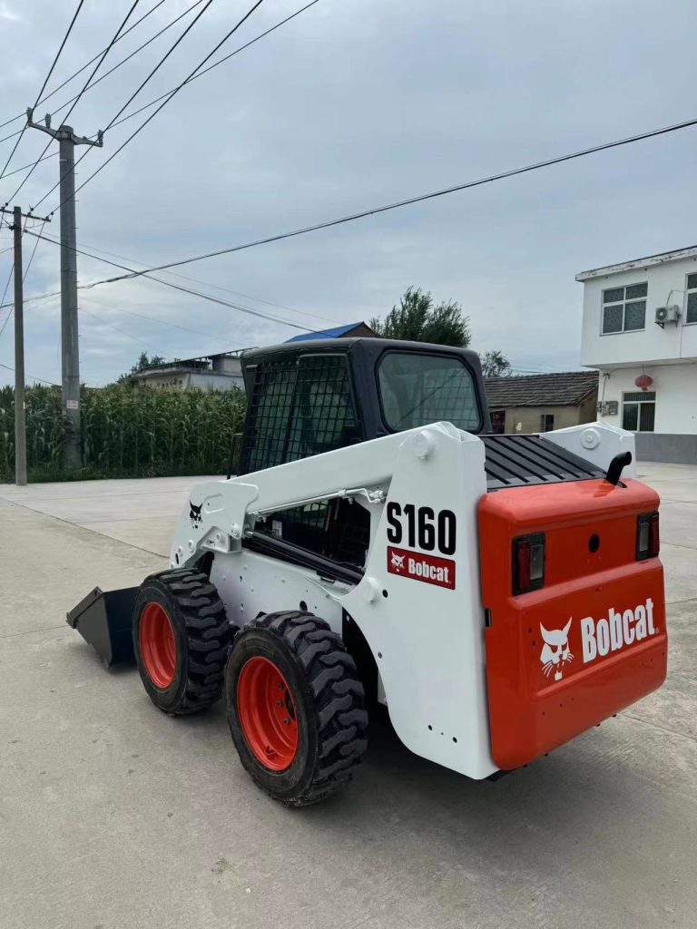 Used Bobcat S160 skid steer loader  Used skid steer loader use machinery 45KW 3tons for sale