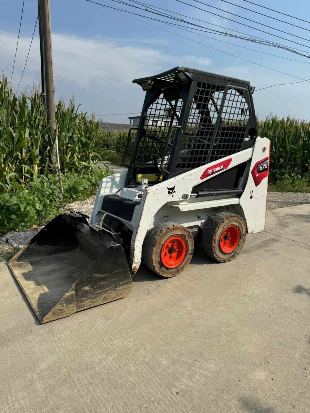 Used Bobcat S70 skid steer loader Used skid steer loader use machinery 36KW 2tons for sale