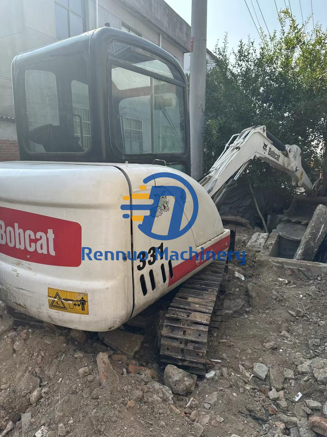 American brand used hydraulic crawler excavator bobcat331 ,second hand excavator Bobcat331 good quality for sale