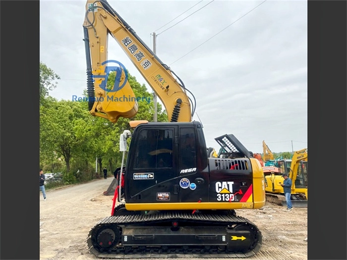 Equipamento de construção usado CAT 313D2 Escavadeira