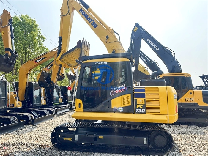 Высококачественный подержанный гусеничный экскаватор Komatsu PC130-7