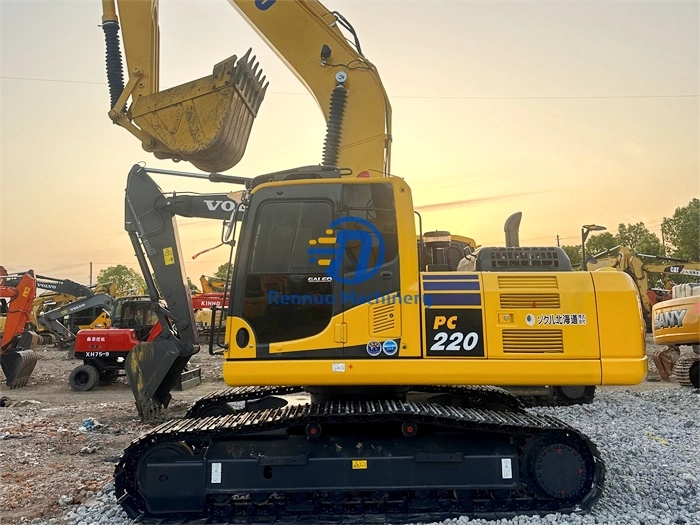 Preço da escavadeira usada Komatsu PC220-7 da Global Supply