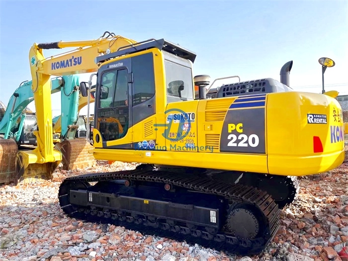 Hot Used Komatsu PC220-8 Hydraulic Crawler Excavator