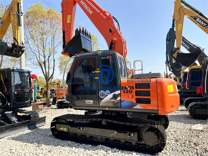 Excavadora hidráulica sobre cadenas Hitachi ZX120 usada