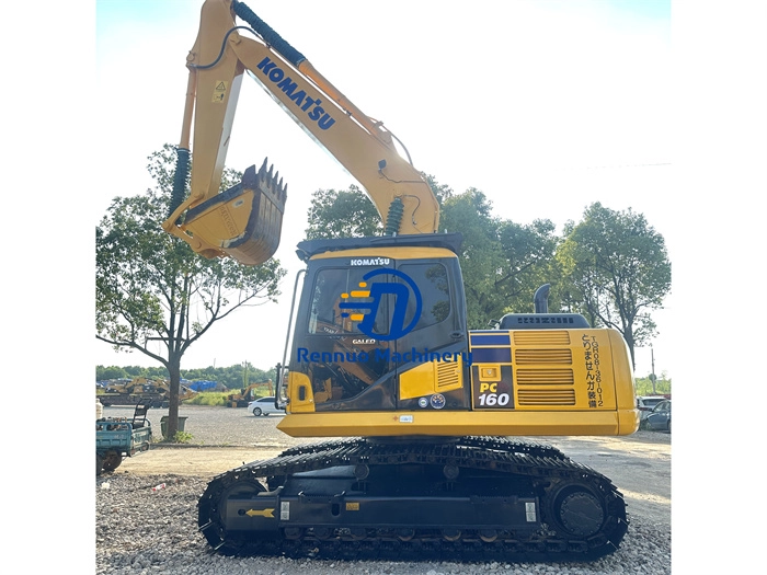 Excavadora Komatsu PC160-7 japonesa de segunda mano