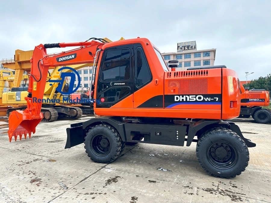 Preço da escavadeira de rodas Doosan DH150 usada