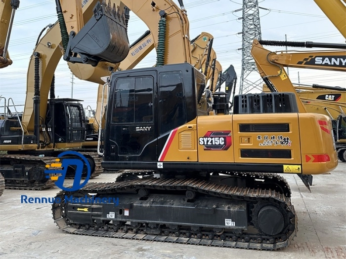 Escavadeira Sany SY215C usada para engenharia civil