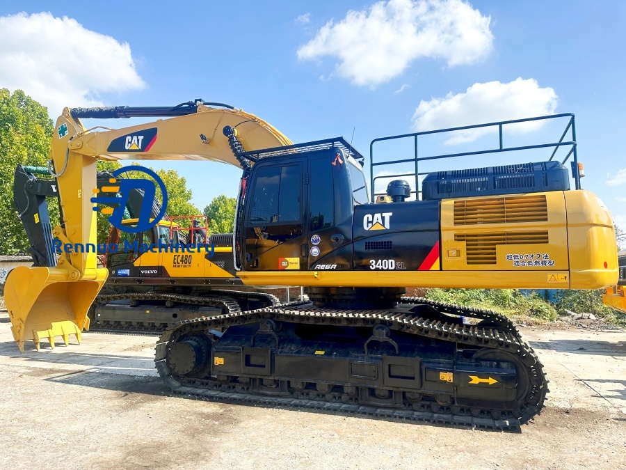 China Second Hand Micro Digger CAT340D2L Excavator Price