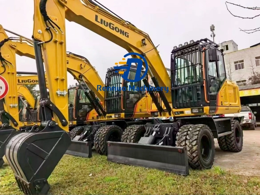 Competitive Price Liugong912FW Wheel Excavator Price for Sale