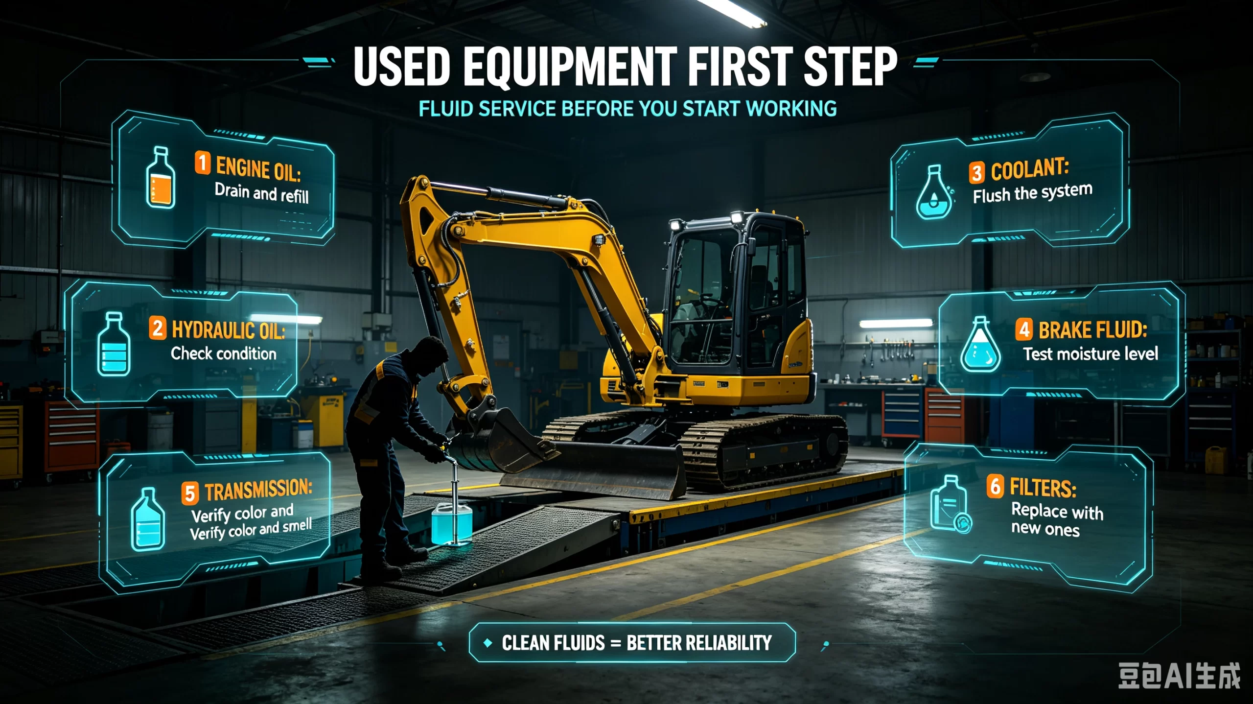 “Second-Hand Equipment: Day One Isn’t About Work – It’s About Rebirth”The Hidden Checklist for Total Fluid Replacement