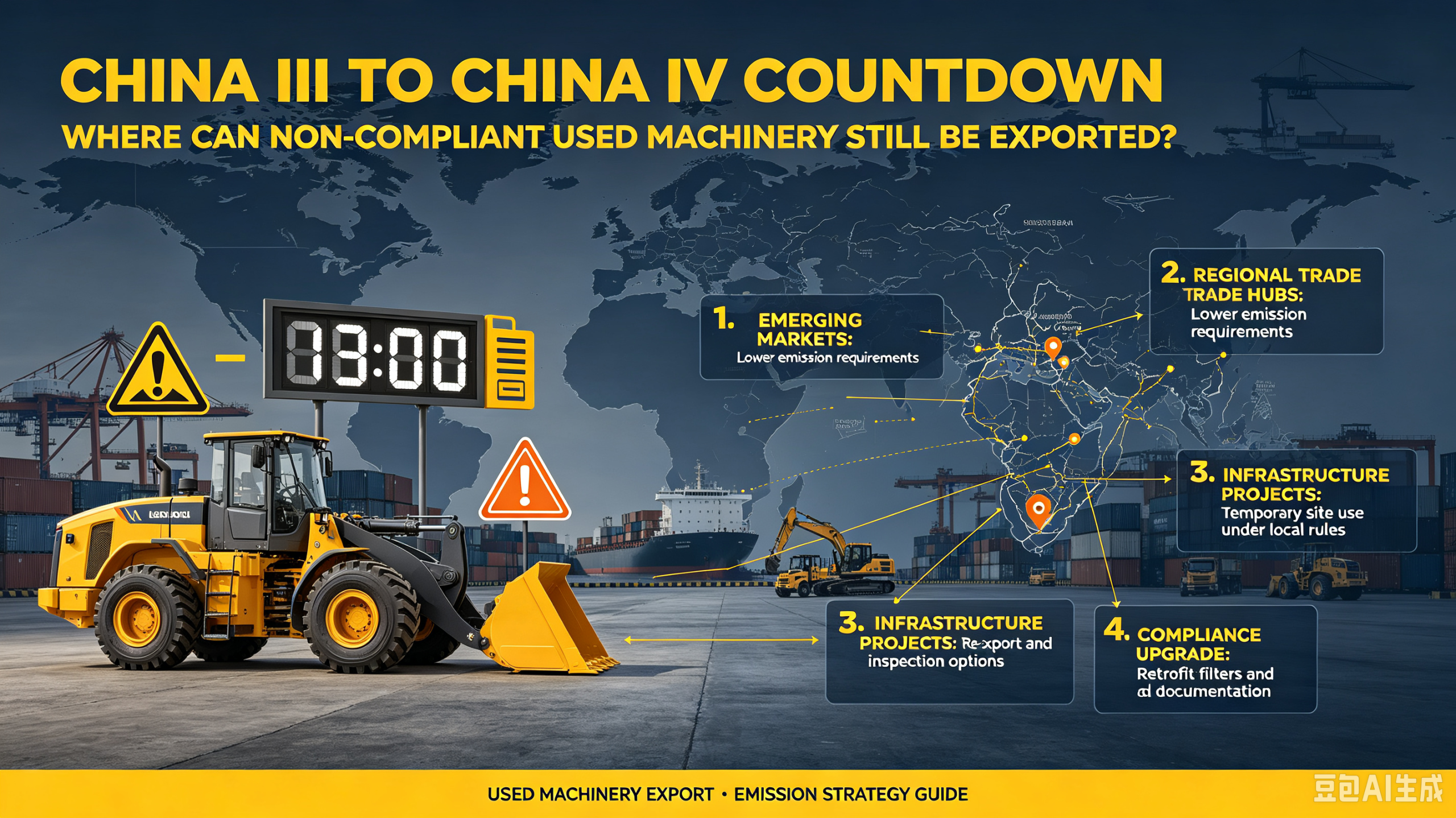 The “China III” to “China IV” Countdown: Where Can Non-Compliant Used Machinery Still Find a Market?