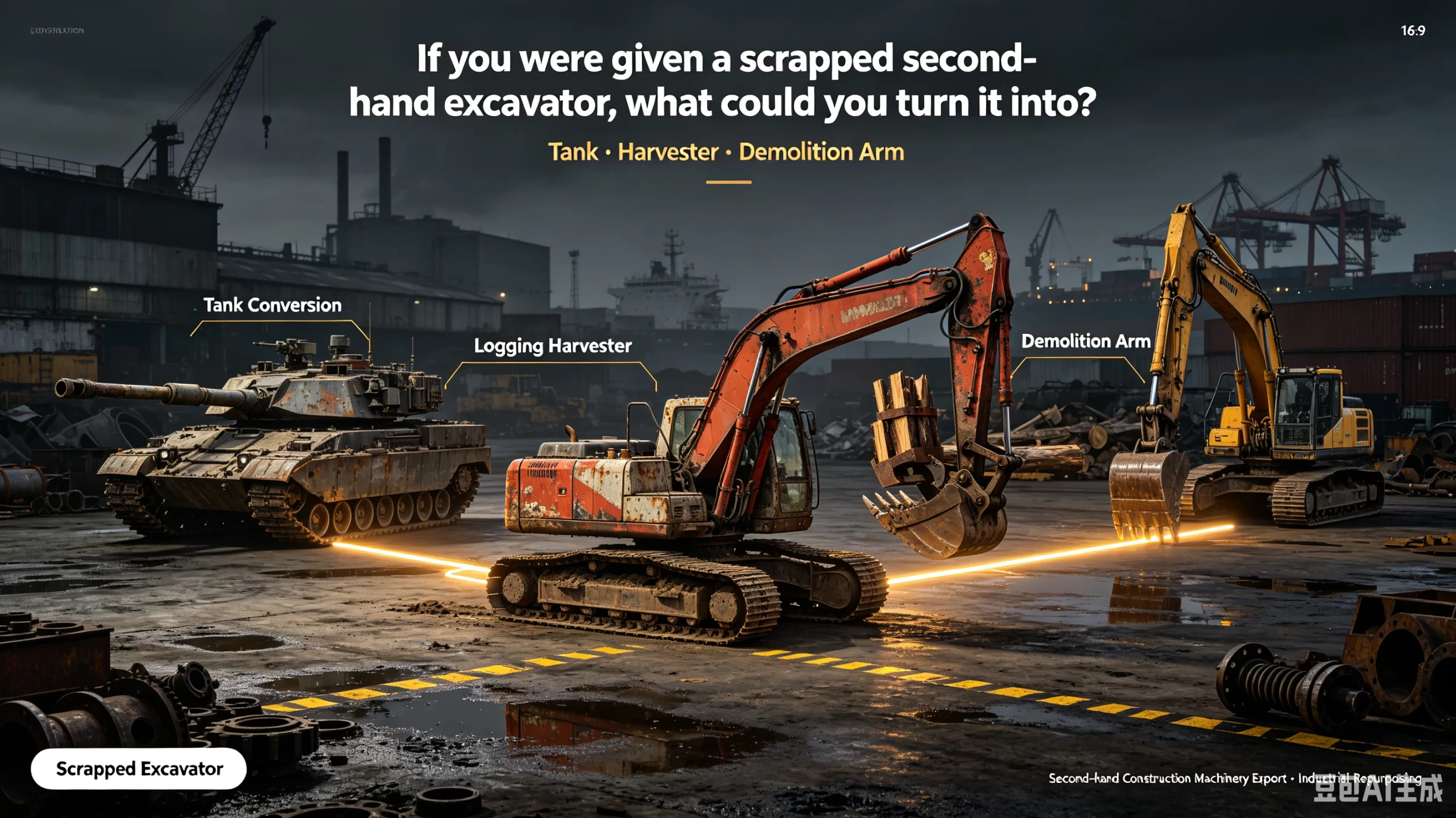 If You Give Me a Scrap Excavator, What Could It Become?