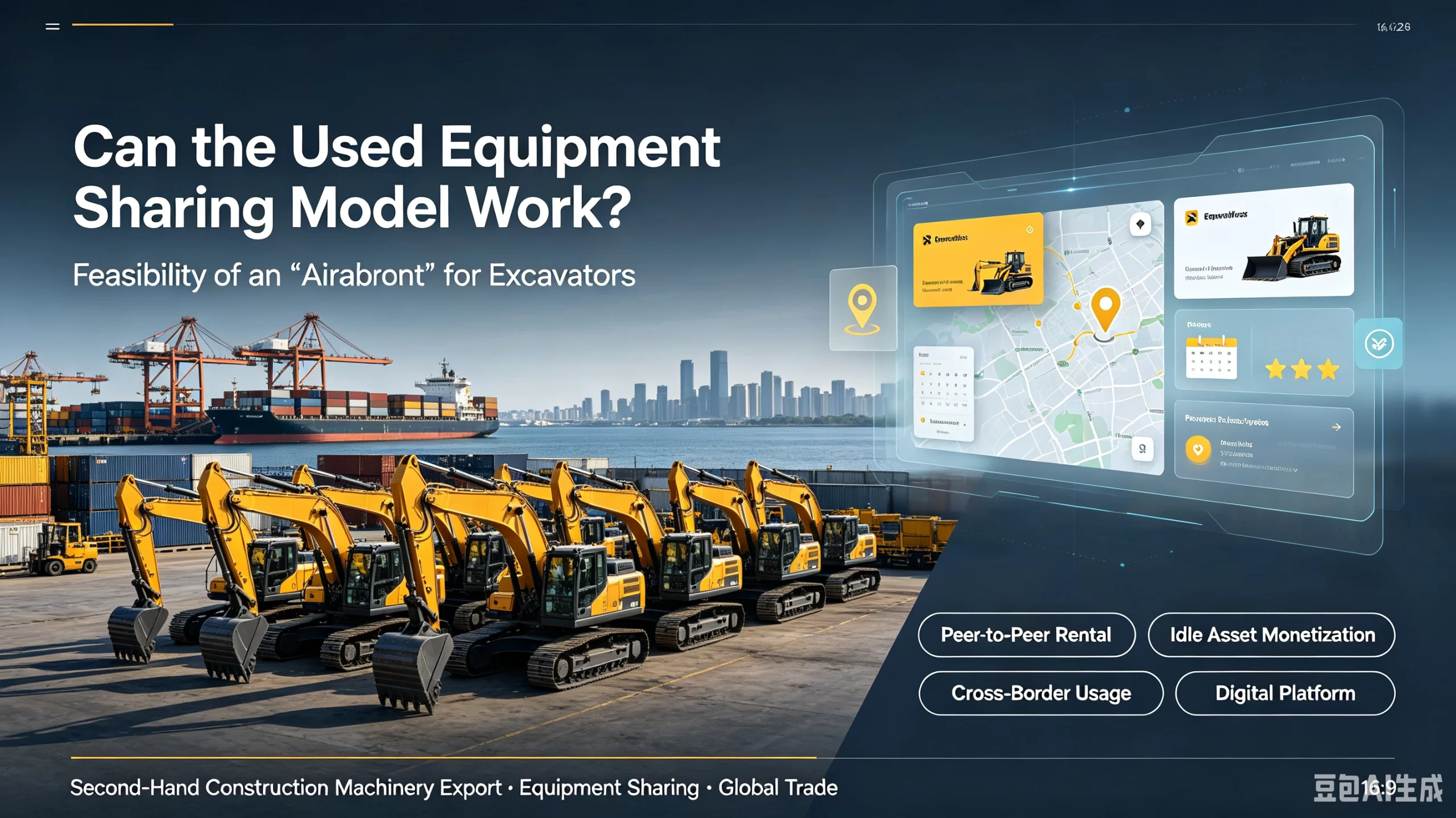 Second-Hand Equipment Sharing: Can the ‘Airbnb for Excavators’ Model Succeed?