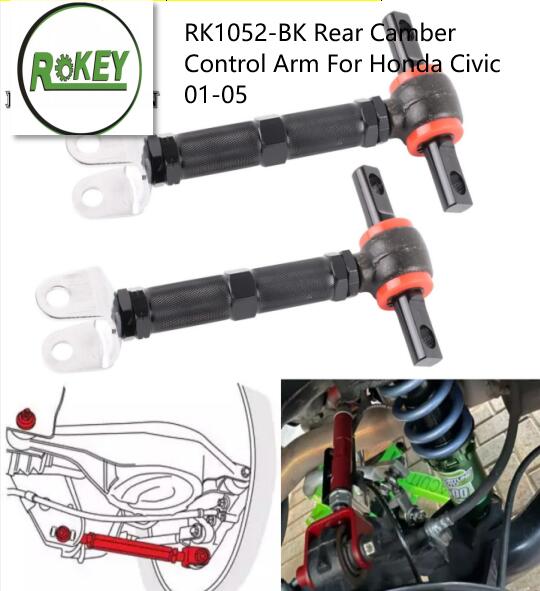 RK1052-BK Rear Camber Control Arm For Honda Civic 01-05