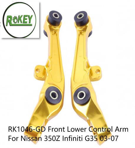 RK1046-GD Front Lower Control Arm For Nissan 350Z Infiniti G35 03-07