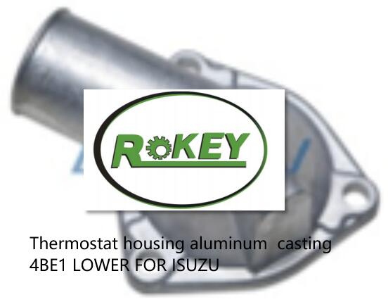Thermostat housing aluminum casting 4BE1 LOWER FOR ISUZU