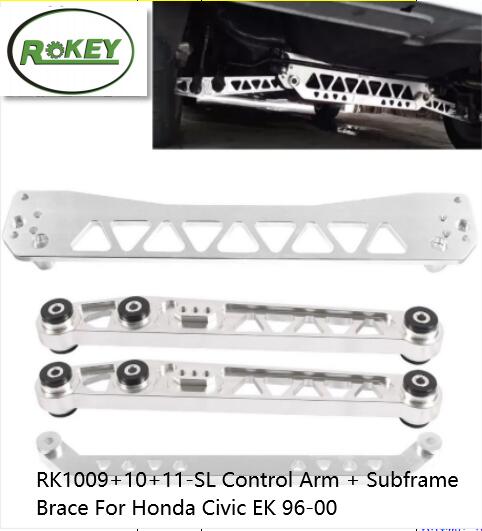 RK1009+10+11-SL Control Arm + Subframe Brace For Honda Civic EK 96-00