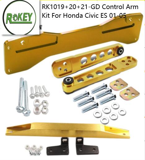 RK1019+20+21-GD Control Arm Kit For Honda Civic ES 01-05
