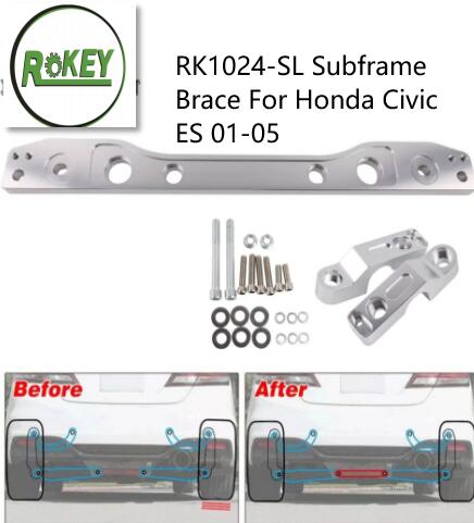 RK1024-SL Subframe Brace For Honda Civic ES 01-05