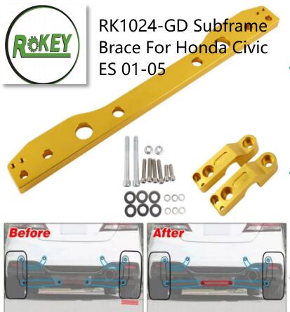RK1024-GD Subframe Brace For Honda Civic ES 01-05