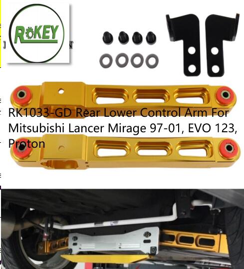 RK1033-GD Rear Lower Control Arm For Mitsubishi Lancer Mirage 97-01, EVO 123, Proton