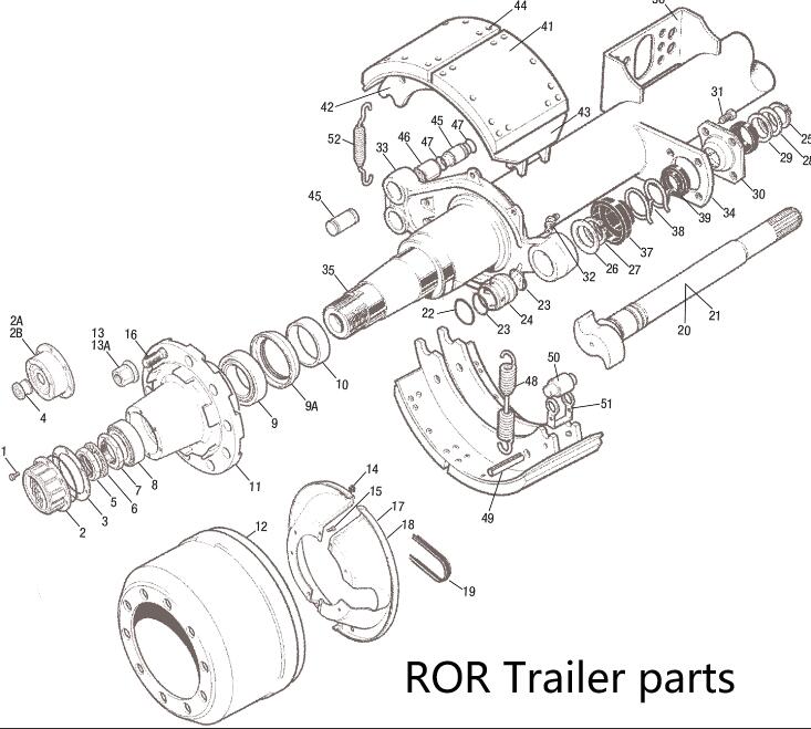 TRAILER PARTS FOR ROR